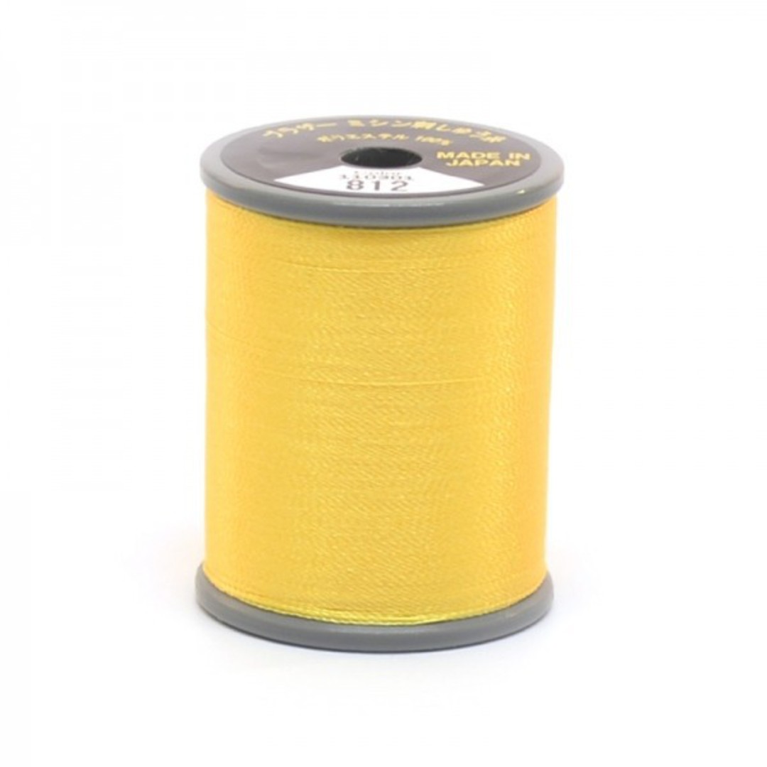 Brother Embroidery Thread - 300m - Cream Yellow 812 image 0